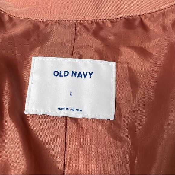 Old Navy Blush Pink Lightweight Button Front Jacket Women's Size Large - Picture 16 of 16